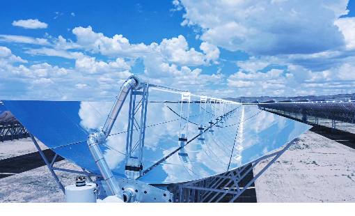 Large Aperture Parabolic Trough Solar Mirror