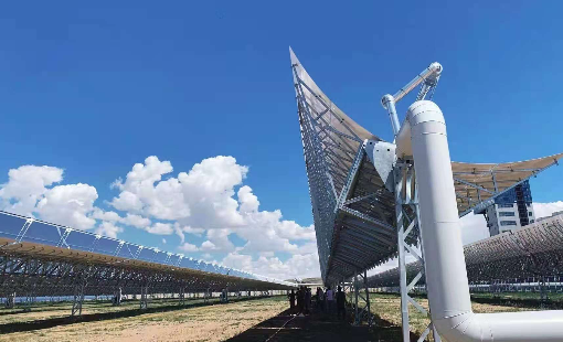 Parabolic Trough CSP Plant with Heat-transfer Oil
