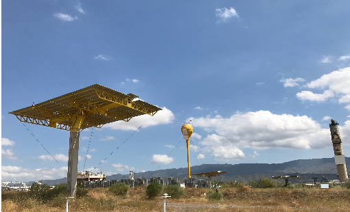 Sandwich structure heliostat for tower 