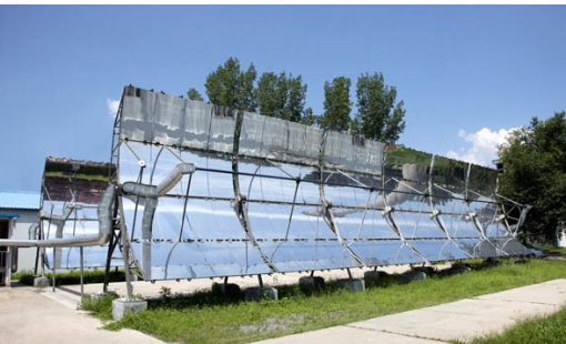 Medium size parabolic trough system 